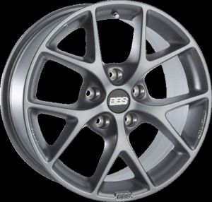 BBS SR himalaya-grau matt Felge 7,5x17 - 17 Zoll 5x100 Lochkreis