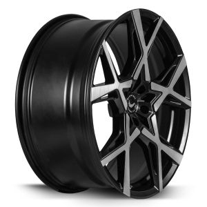 BARRACUDA PROJECT X Black brushed Surface Felge 10x22 - 22 Zoll 5x108 Lochkreis
