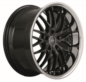 BARRACUDA VOLTEC T6 SUV Higloss-Black/Inox-Lip Felge 9x20 - 20 Zoll 5x120 Lochkreis
