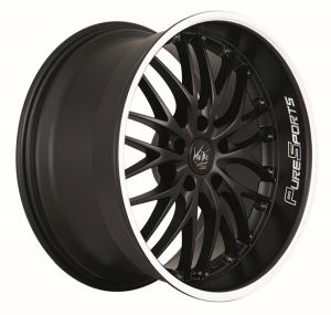 BARRACUDA VOLTEC T6 Mattblack Puresports / Color Trim weiss Wheel 7x17 - 17 inch 4x100 bolt circle