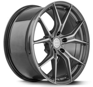 BARRACUDA INFERNO Higloss-Gunmetal-polished Felge 8,5x20 - 20 Zoll 5x120 Lochkreis