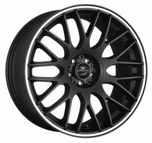 BARRACUDA KARIZZMA Mattblack Puresports / Color Trim weiss Wheel 8x18 - 18 inch 4x108 bolt circle