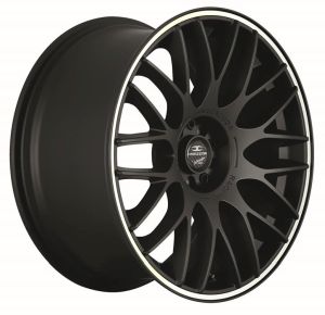 BARRACUDA KARIZZMA Mattblack Puresports / Color Trim weiss Wheel 9x20 - 20 inch 5x120 bolt circle
