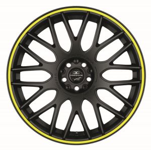 BARRACUDA KARIZZMA PureSports / Color Trim gelb Felge 9,5x19 - 19 Zoll 5x110 Lochkreis