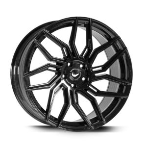 BARRACUDA DRAGOON Higloss-Black Wheel 9x19 - 19 inch 5x112 bolt circle