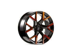 BARRACUDA TZUNAMEE EVO Black gloss flashcopper Felge 8x18 - 18 Zoll 5x108 Lochkreis