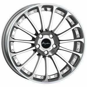 Breyton Magic CW Hyper Dark with Polished Lip Felge 7,5 X 18 - 18 Zoll 5x112 Lochkreis