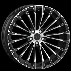 Breyton Race LS 2 Matt Black Polished Face Wheel 9,5 X 19 - 19 inch 5x120 bold circle