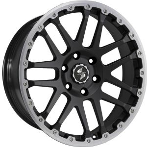 Etabeta COMBAT CV Black matt lip + cap pol. Wheel 9x20 - 20 inch 6x114,3 bold circle