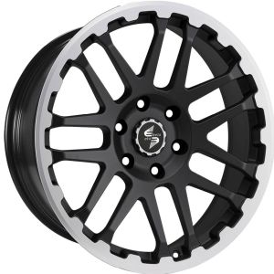 Etabeta COMBAT Black matt lip + cap pol. Wheel 9x20 - 20 inch 5x130 bold circle