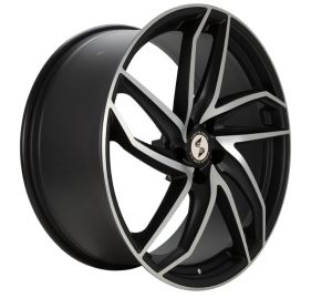 Etabeta HERON-K Black matt full pol. Wheel 9,5x19 - 19 inch 5x114,3 bold circle