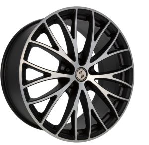 Etabeta Piuma schwarz matt poliert Felge 8x18 - 18 Zoll 5x115 Lochkreis