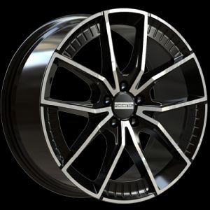 Fondmetal Elatha glänzend schwarz poliert Felge 9x20 - 20 Zoll 5x112 Lochkreis