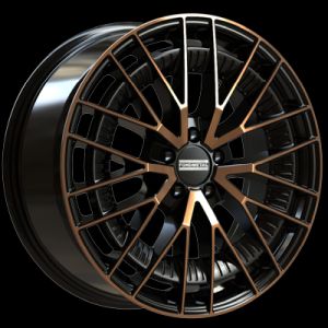 Fondmetal Kari glänzend schwarz bronce poliert Felge 8.5x20 - 20 Zoll 5x112 Lochkreis