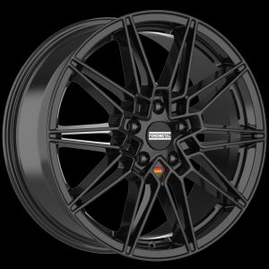 Fondmetal Thoe glänzend schwarz Felge 8x20 - 20 Zoll 5x120 Lochkreis