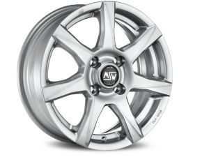 MSW 77 FULL SILVER Felge 7,5x17 - 17 Zoll 5x112 Lochkreis