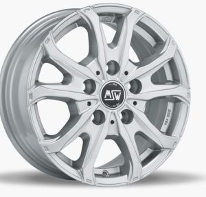 MSW 48 FULL SILVER Wheel 6,5x16 - 16 inch 5x130 bold circle