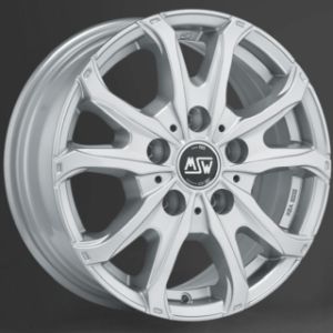 MSW 48 VAN FULL SILVER Wheel 7x17 - 17 inch 5x130 bold circle
