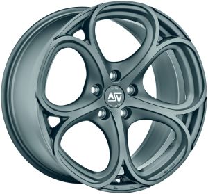 MSW 82 MATT GUN METAL Wheel 8x18 - 18 inch 5x100 bold circle