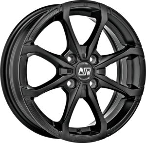 MSW X4 MATT BLACK Felge 5,5x14 - 14 Zoll 4x100 Lochkreis