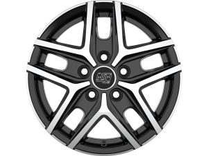 MSW 40 VAN GLOSS BLACK FULL POLISHED Wheel 6,5x16 - 16 inch 5x112 bold circle