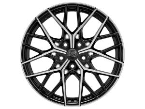 MSW 74 GLOSS BLACK FULL POLISHED Felge 8,5x18 - 18 Zoll 5x114,3 Lochkreis