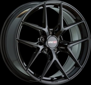 MoTec ULTIMATE Black Wheel 8x18 - 18 inch 5x108 bolt circle