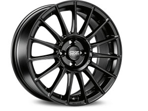 OZ SUPERTURISMO LM MATT BLACK+SILVER LETTERING Wheel 8.5x19 - 19 inch 5x108 bold circle