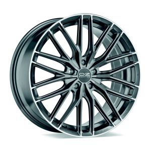 OZ GRAN TURISMO HLT STAR GRAPHITE D.CUT Felge 8,5x19 - 19 Zoll 5x114,3 Lochkreis