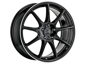 OZ VELOCE GT GLOSS BLACK D. CUT+SI Felge 8x18 - 18 Zoll 5x108 Lochkreis