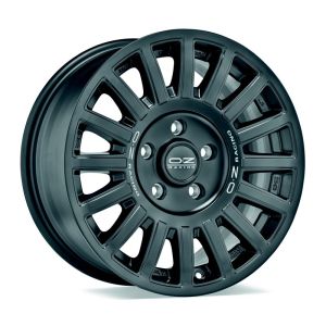 OZ RALLY RAID MATT BLACK+SILVER LETTERING Felge 8,5x18 - 18 Zoll 6x135 Lochkreis