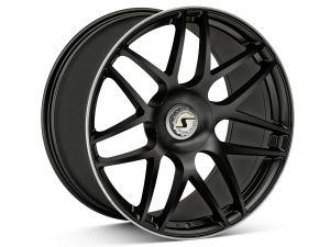Schmidt Gambit SatinBlack Hornpoliert Wheel 12,5x24 - 24 inch 5x115 bold circle