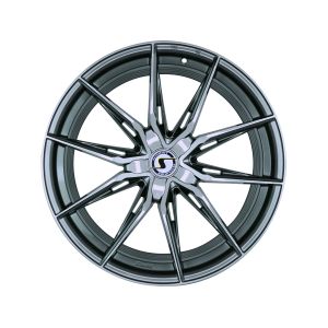 Schmidt TwentyOne deep concav Titan brushed Felge 9,5x21 - 21 Zoll 5x108 Lochkreis