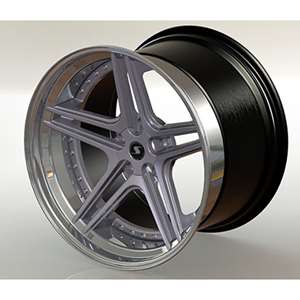 Schmidt FS-Line silber hochglanz Felge 9,5x19 - 19 Zoll 5x114,3 Lochkreis