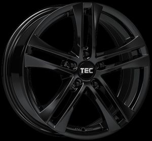 TEC AS4 EVO Schwarz-Glanz  Felge 8x19 - 19 Zoll 5x114.3 Lochkreis
