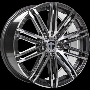 Tomason TN18 Gunmetal polished Wheel 8.5x19 - 19 inch 5x112 bold circle