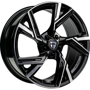 Tomason AR1 black diamond polished Wheel 9,0x20 - 20 inch 5x112 bold circle