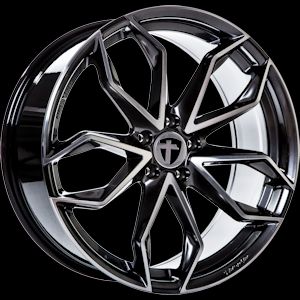 Tomason TN22 Dark Hyper black polished Wheel 10x22 - 22 inch 5x112 bold circle