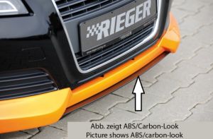 front splitter for front lip spoiler rieger tuning fits for Audi A3 8P