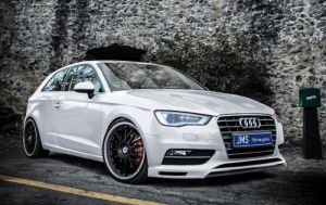 Frontlippe JMS Racelook exclusiv Line 3+5-trg ohne S-Line passend für Audi A3 8V