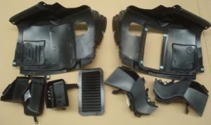 Luftführungen für Rieger Front 35030+31+32+33+41+43 passend für BMW E81 / E82 / E87 / E88