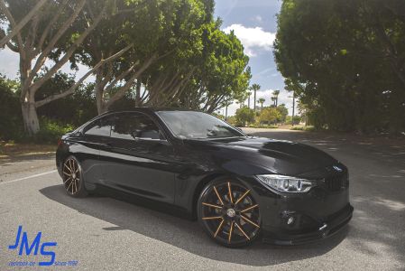 JMS Exklusiv Line Coupe/Cabrio/Grand Coupe Frontlippe mit integriertem Diffusor mittig passend für BMW F36