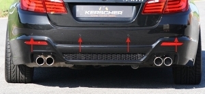 Kerscher Einbausatz für PDC passend für BMW F10/F11