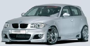 Frontstoßstange Race mit Aussparung für Scheinwerferreinigungsanlage Rieger Tuning passend für BMW E81 / E82 / E87 / E88