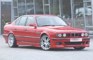 Frontbumper Race with foglight holder Rieger Tuning fits for BMW E34