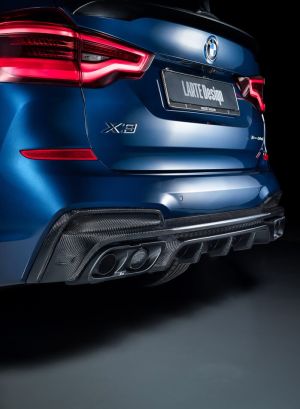 Larte rear diffuser SG fits for BMW X3 G01