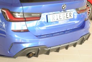 Rieger rear skirt insert (with hitch) fits for BMW G20/21