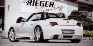 Heckschürzenansatz für Sport Endschalldämpfer links/rechts 4x76mm Rieger Tuning passend für BMW Z4