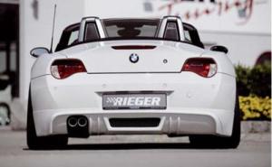 rear apron for sport rear muffler left/right 4x76mm Rieger Tuning fits for BMW Z4