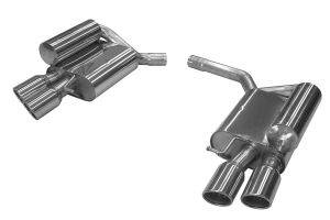 BN Pipes Audi A4 8K Rear muffler with Ex-Kammer